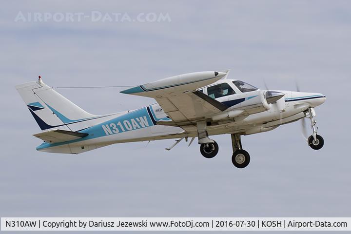 N310AW, 1969 Cessna 310P C/N 310P0231, Cessna 310P  C/N 310P0231, N310AW