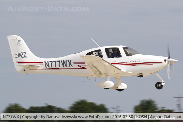 N777WX, 2003 Cirrus SR22 C/N 0452, Cirrus SR22  C/N 452, N777WX