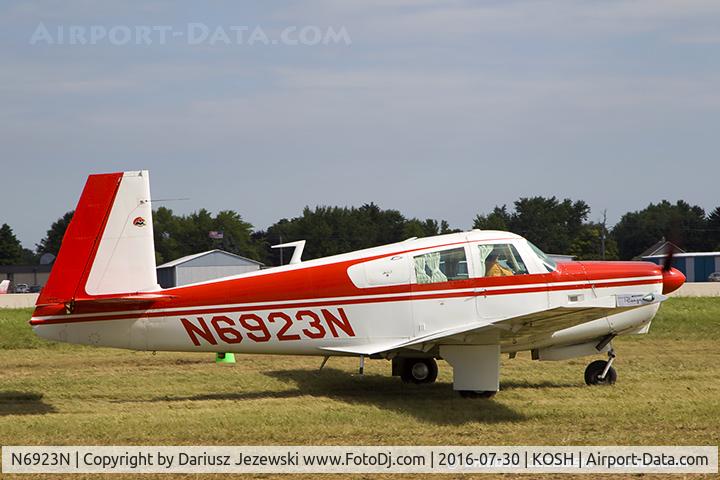 N6923N, 1968 Mooney M20C Ranger C/N 680181, Mooney M20C Ranger  C/N 680181, N6923N
