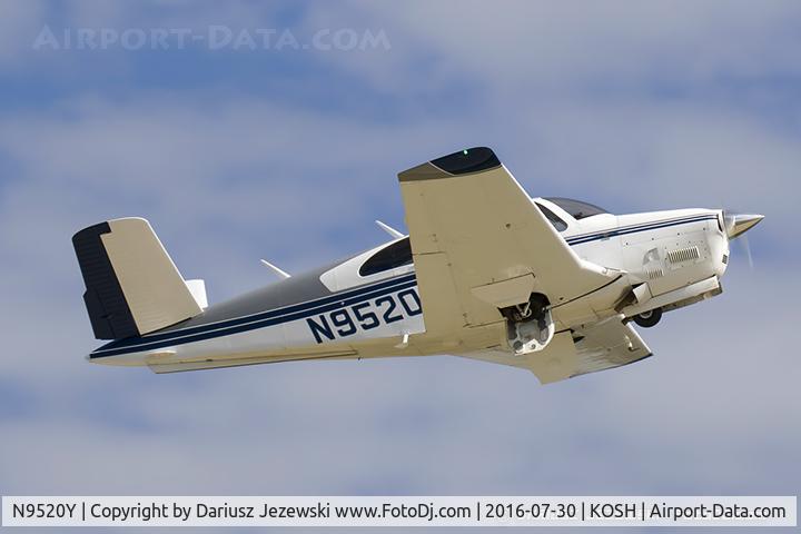 N9520Y, 1962 Beech P35 Bonanza C/N D-7016, Beech P35 Bonanza  C/N D-7016, N9520Y