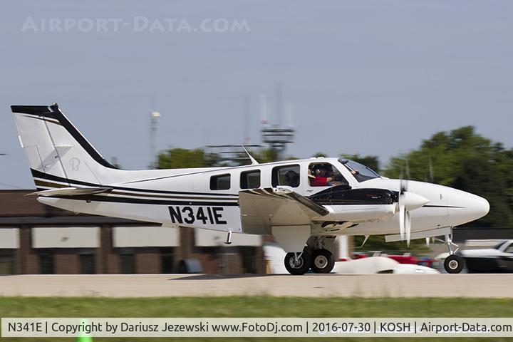 N341E, Raytheon Aircraft Company G58 Baron C/N TH2141, Raytheon Aircraft Company G58 Baron  C/N TH2141, N341E