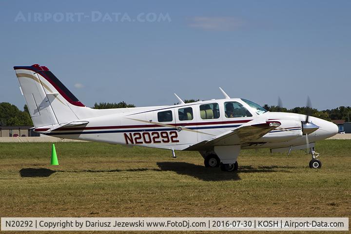 N20292, 1978 Beech 58 Baron C/N TH-966, Beech 58 Baron  C/N TH-966, N20292
