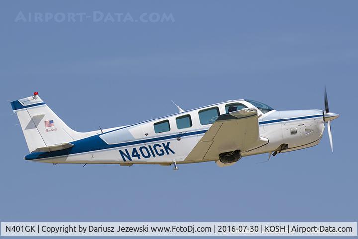 N401GK, 1986 Beech B36TC Bonanza C/N EA-459, Beech B36TC Bonanza  C/N EA-459, N401GK