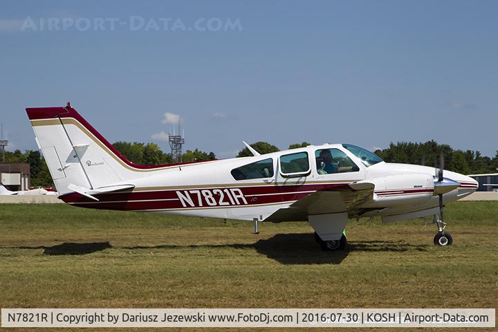 N7821R, 1968 Beech 95-B55 (T42A) Baron C/N TC-1196, Beech 95-B55 Baron  C/N TC-1196, N7821R