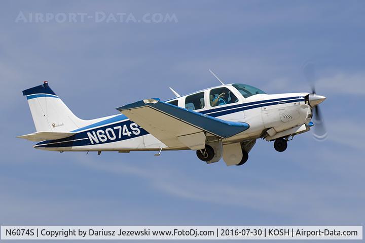 N6074S, 1975 Beech A36 Bonanza 36 C/N E-778, Beech A36 Bonanza 36  C/N E-778, N6074S