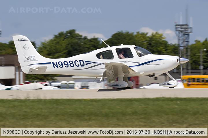 N998CD, 2003 Cirrus SR22 C/N 0482, Cirrus SR22  C/N 482, N998CD
