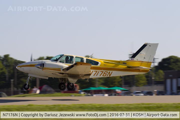 N7176N, 1968 Beech D55 Baron C/N TE-522, Beech D55 Baron  C/N TE-522, N7176N