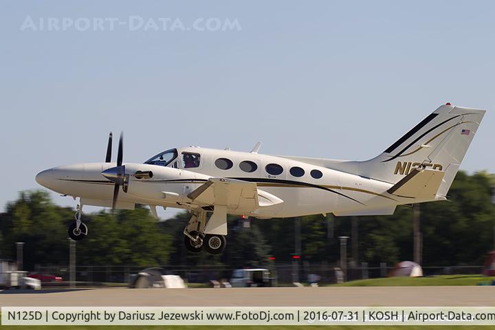N125D, 1985 Cessna 425 Conquest I C/N 425-0231, Cessna 425, c/n: 425-0231, N125D