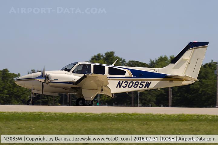 N3085W, 1973 Beech E-55 Baron C/N TE-954, Beech E55 Baron  C/N TE-954, N3085W