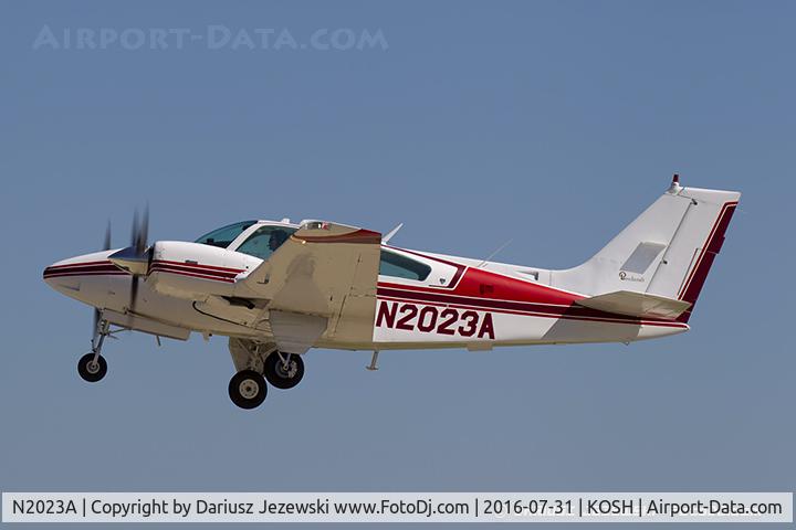 N2023A, 1978 Beech 95-B55 Baron Baron C/N TC-2168, Beech 95-B55 Baron  C/N TC-2168, N2023A