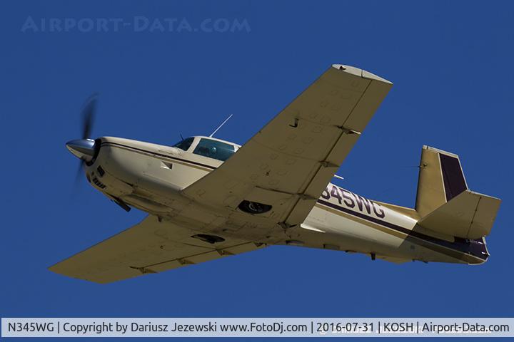 N345WG, 1967 Mooney M20E C/N 670038, Mooney M20E Chapparal  C/N 670038, N345WG