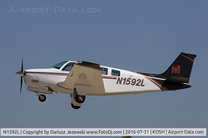 N1592L, 1976 Beech A36 Bonanza 36 C/N E-832, Beech A36 Bonanza 36  C/N E-832, N1592L
