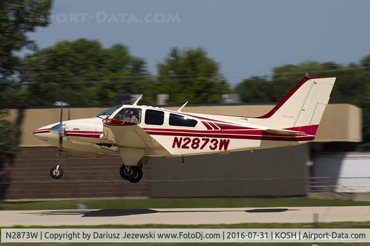 N2873W, 1973 Beech 95-B55 (T42A) Baron C/N TC-1580, Beech 95-B55 Baron  C/N TC-1580, N2873W
