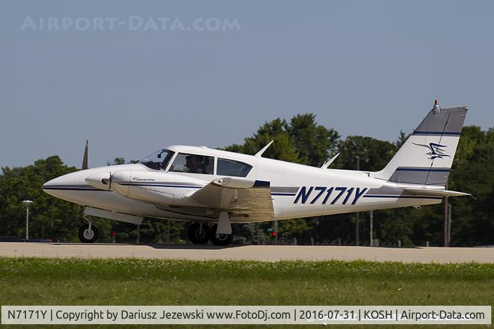 N7171Y, 1963 Piper PA-30-160 Twin Comanche Twin Comanche C/N 30-191, Piper PA-30 Twin Comanche  C/N 30-191, N7171Y