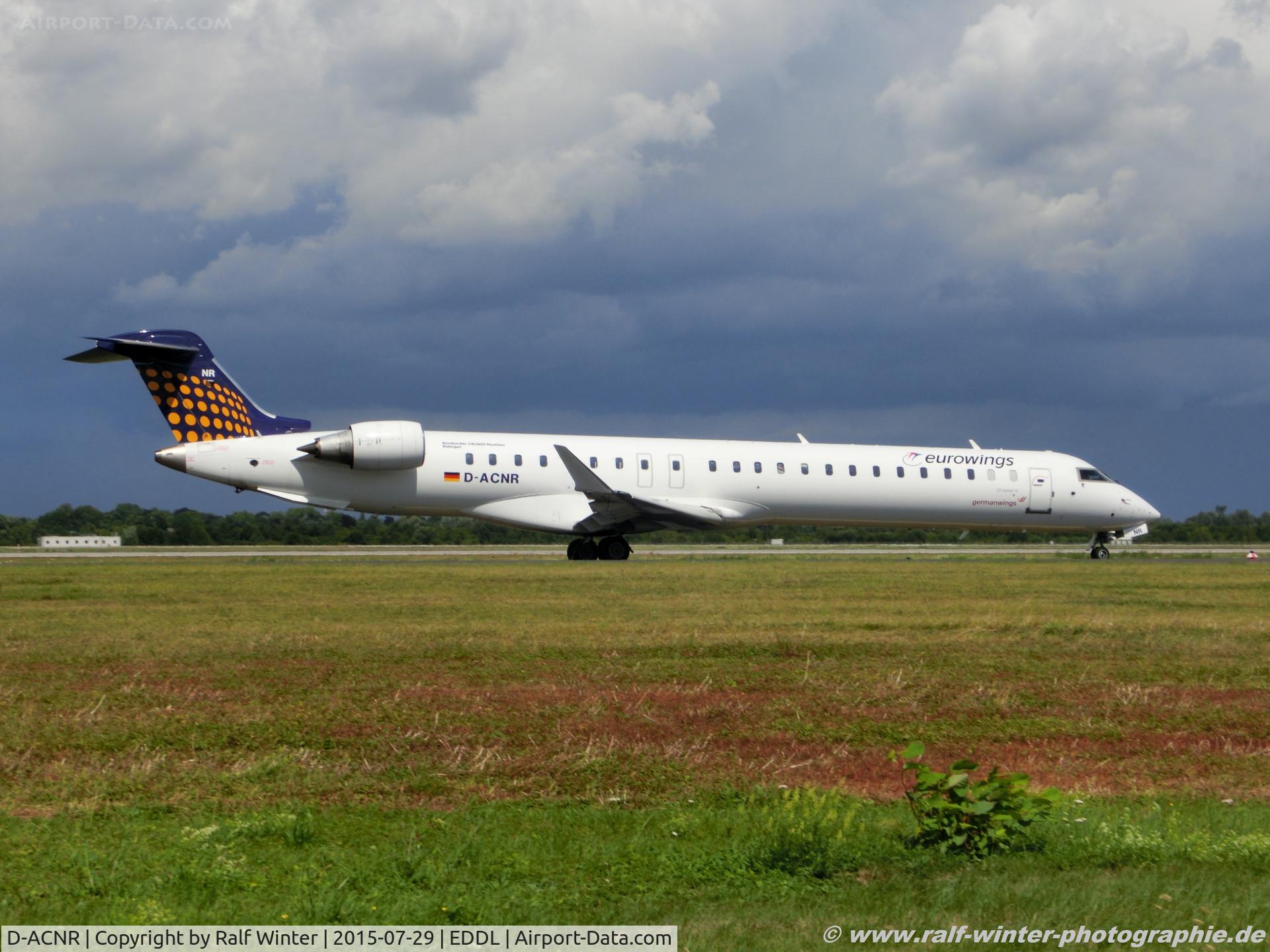 D-ACNR, 2011 Bombardier CRJ-900LR (CL-600-2D24) C/N 15263, Bombardier CL-600-2D24 CRJ-900 - EW EWG Eurowings Lufthansa Regional - 15263 - D-ACNR - 29.07.2015 - DUS