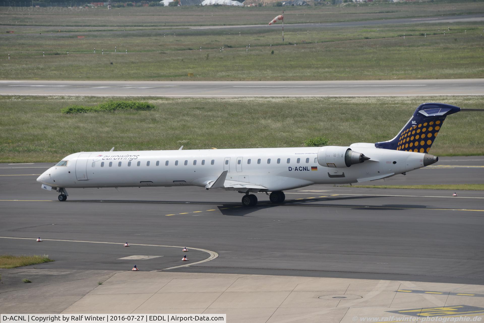 D-ACNL, 2010 Bombardier CRJ-900 NG (CL-600-2D24) C/N 15252, Bombardier CL-600-2D24 CRJ-900LR - EW EWG Eurowings Lufthansa Regional - 15252 - D-ACNL - 27.07.2016 - DUS
