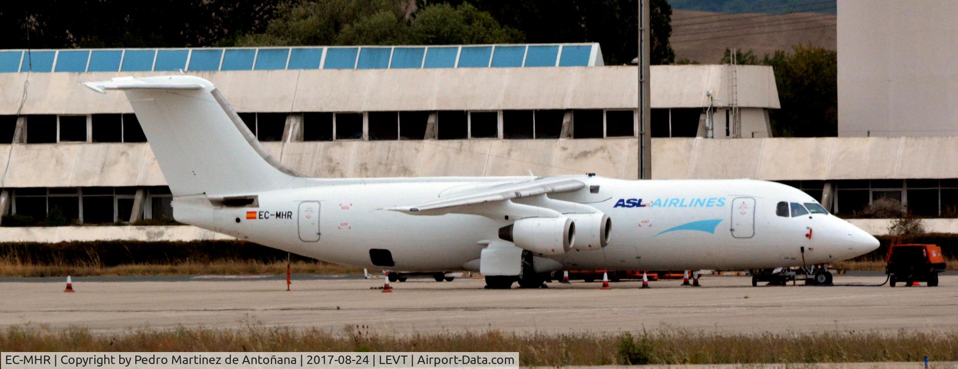 EC-MHR, 1990 British Aerospace BAe.146-300 C/N E3166, Foronda - Vitoria-Gasteiz - España