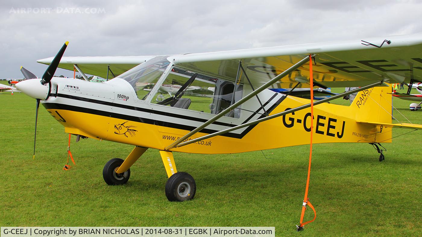 G-CEEJ, 2006 Rans S-7S Courier C/N PFA 218-14557, Sywell, LAA Rally 2014.