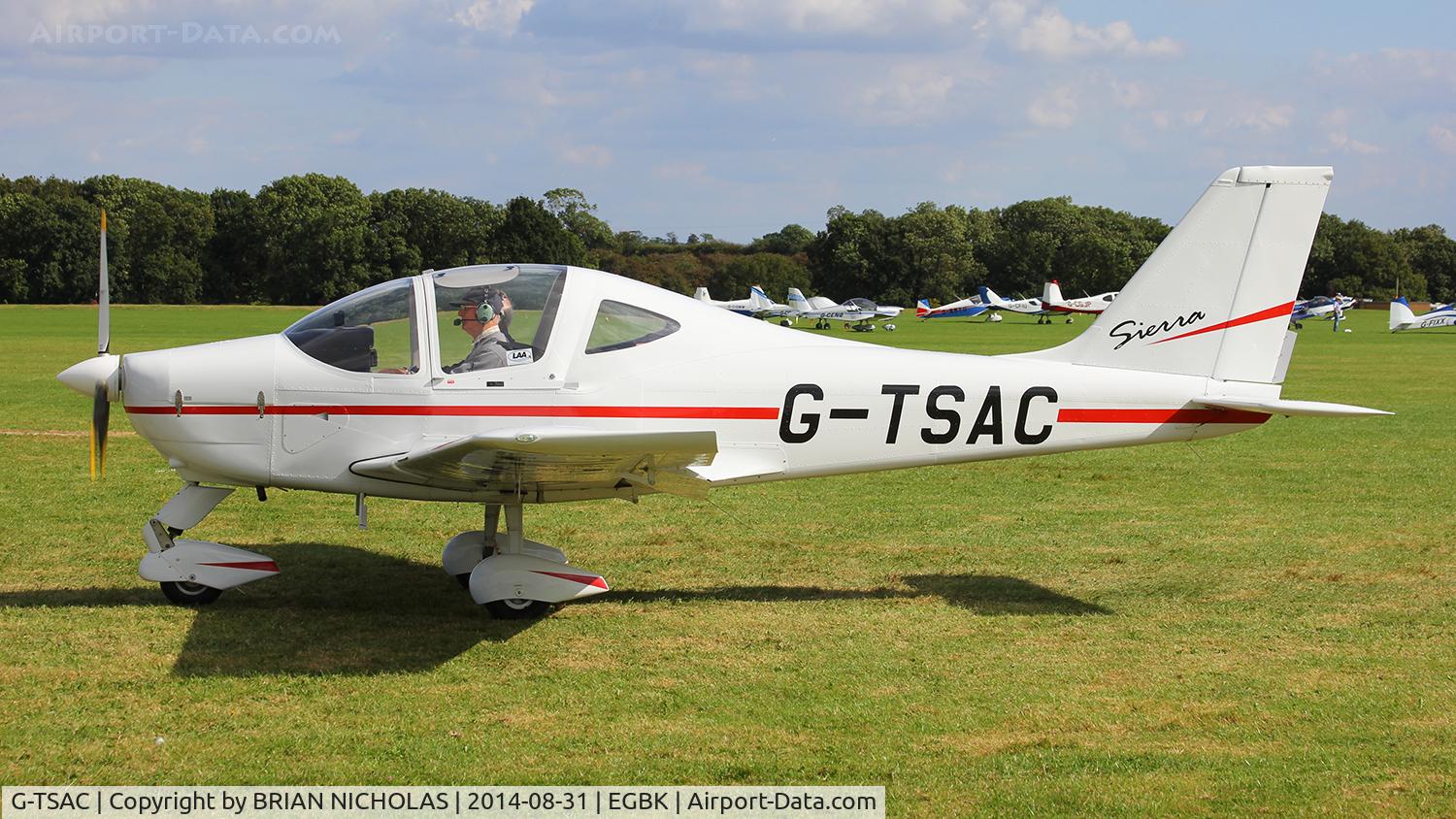 G-TSAC, 2008 Tecnam P-2002EA Sierra C/N PFA 333-14611, Sywell, LAA Rally 2014.