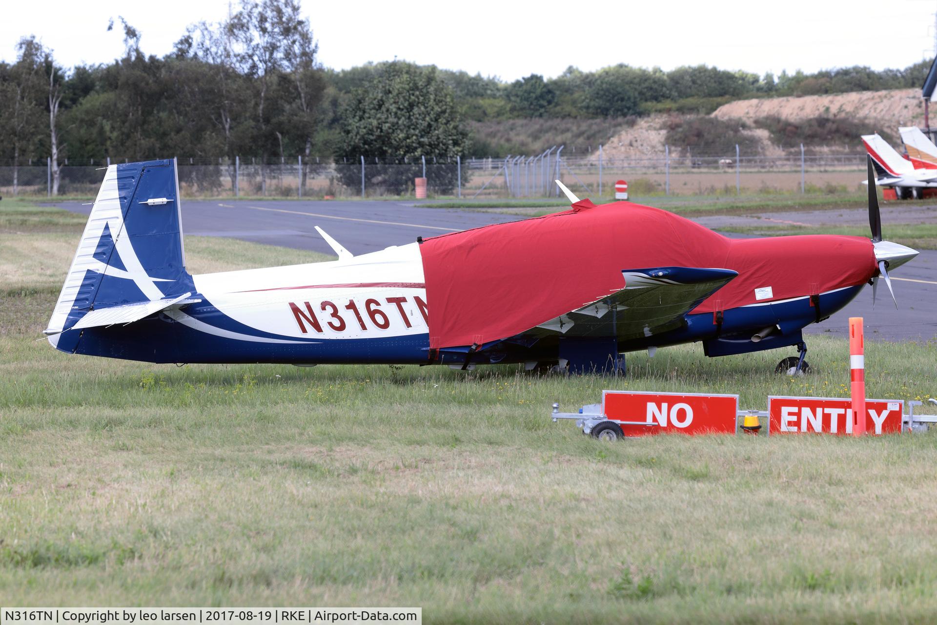 N316TN, 2007 Mooney M20TN Acclaim C/N 31-0013, Roskilde 19.8.2017