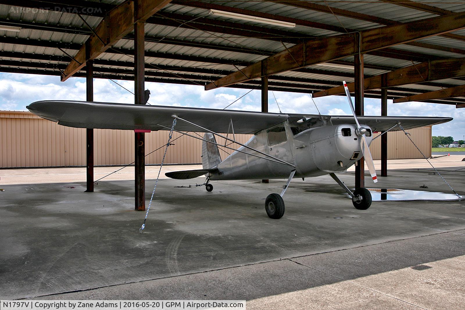 N1797V, 1947 Cessna 120 C/N 13982, At Grand Prairie Airport