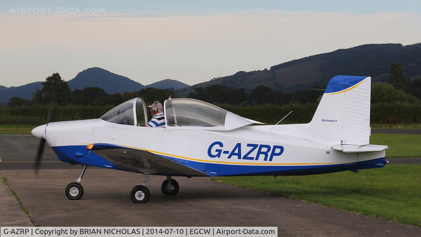 G-AZRP, 1969 Victa Airtourer 115 C/N 529, Evening fly in.