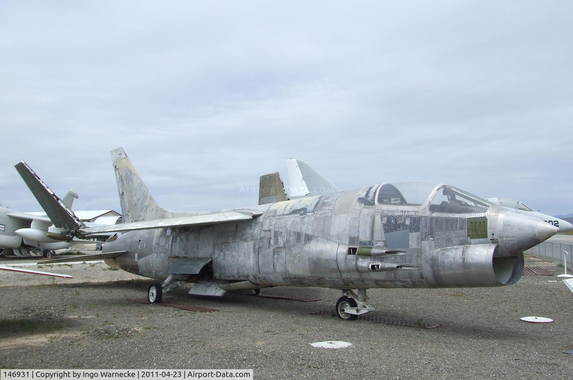 146931, Vought F-8K Crusader C/N Not found 146931, Vought F-8K Crusader at the Estrella Warbirds Museum, Paso Robles CA