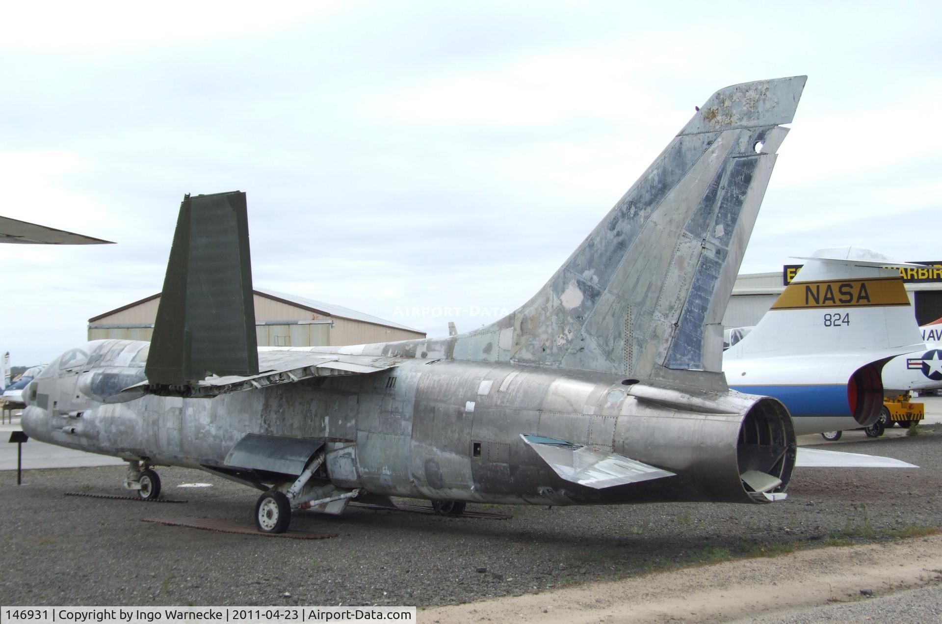 146931, Vought F-8K Crusader C/N Not found 146931, Vought F-8K Crusader at the Estrella Warbirds Museum, Paso Robles CA
