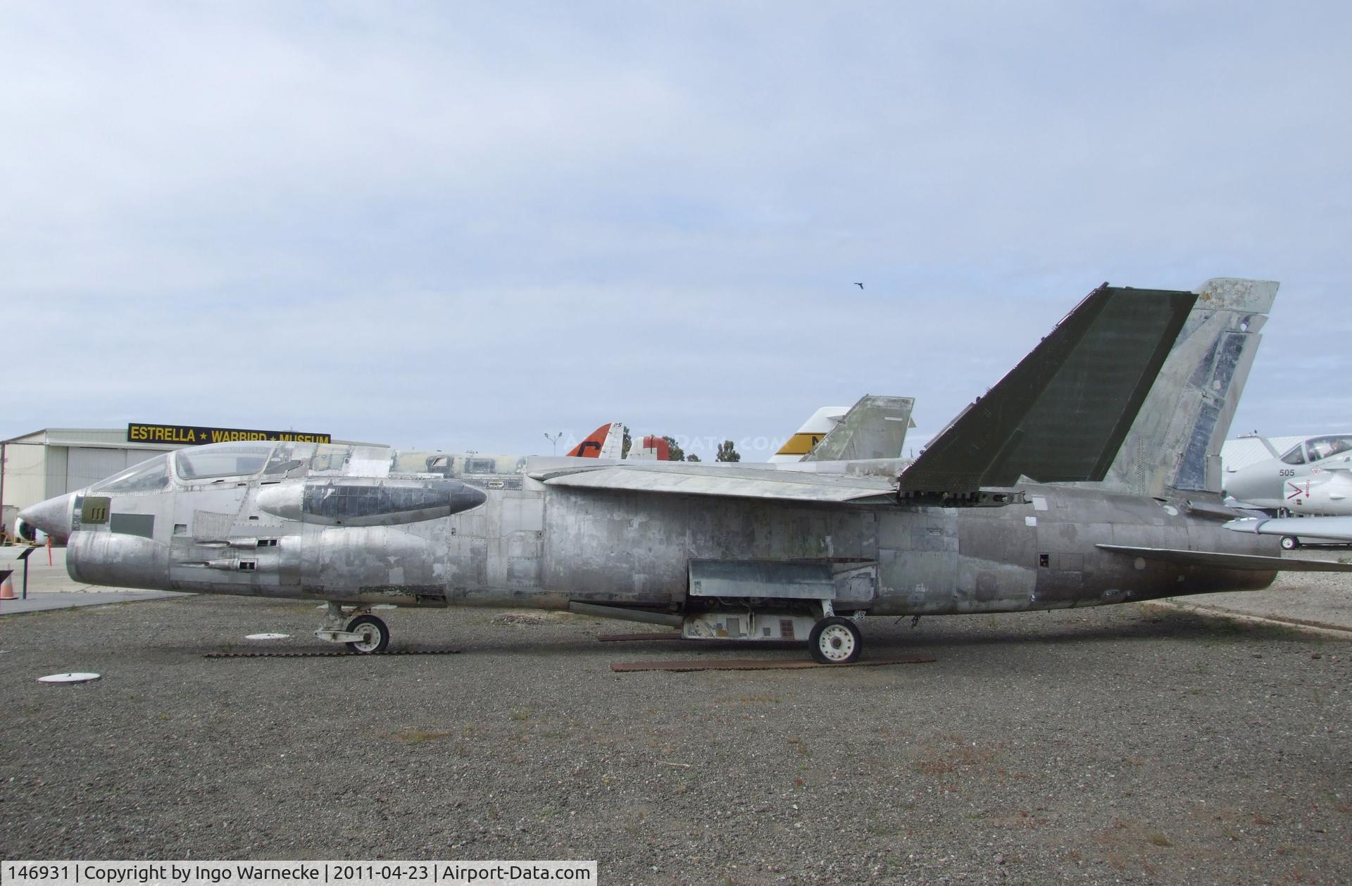 146931, Vought F-8K Crusader C/N Not found 146931, Vought F-8K Crusader at the Estrella Warbirds Museum, Paso Robles CA