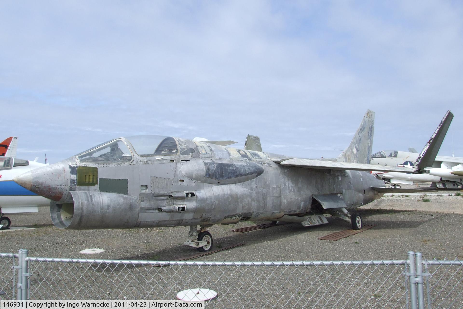 146931, Vought F-8K Crusader C/N Not found 146931, Vought F-8K Crusader at the Estrella Warbirds Museum, Paso Robles CA