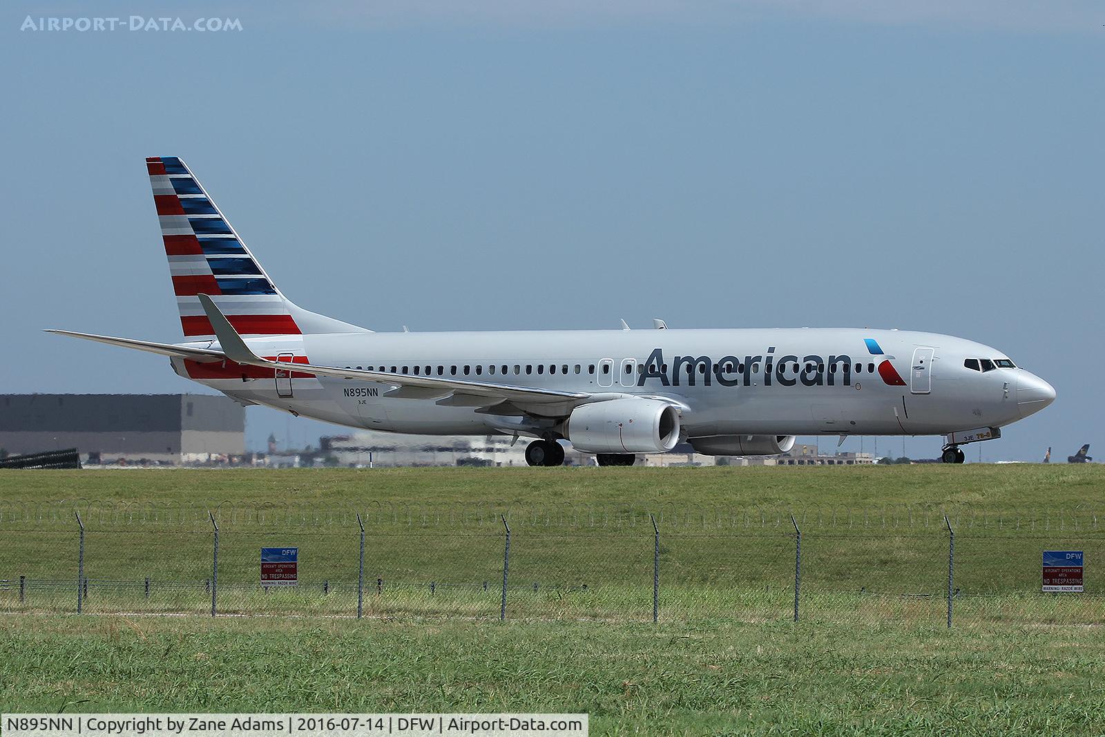 N895NN, 2012 Boeing 737-823 C/N 31149, At DFW Airport