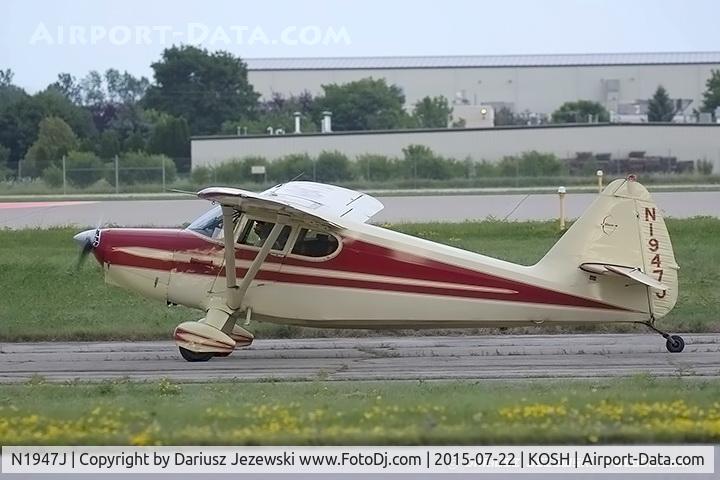 N1947J, 1947 Stinson 108 Voyager C/N 108-2291, Stinson 108 Voyager  C/N 108-2291, N1947J