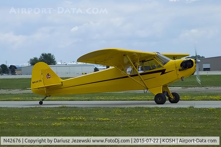 N42676, 1945 Piper J3C-65 Cub C/N 14969, Piper J3C-65 Cub  C/N 14969, N42676