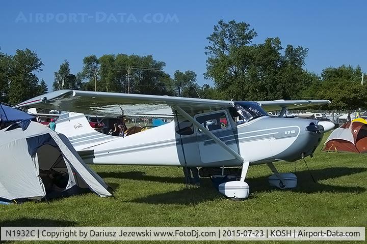 N1932C, 1953 Cessna 170B C/N 26077, Cessna 170B  C/N 26077, N1932C