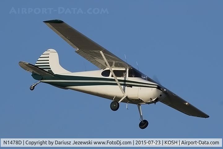 N1478D, 1951 Cessna 170A C/N 20061, Cessna 170A  C/N 20061, N1478D