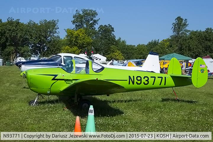 N93771, 1946 Erco 415C Ercoupe C/N 1094, Ercoupe 415-C  C/N 1094, N93771