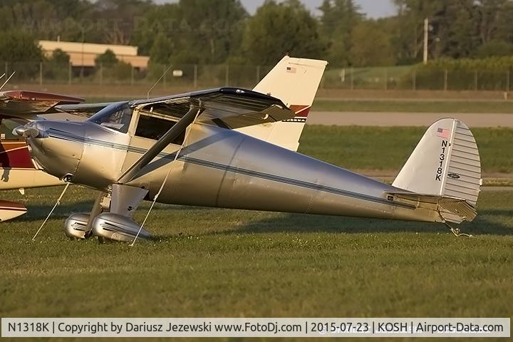 N1318K, 1947 Luscombe 8A C/N 4045, Luscombe 8A Luscome Master  C/N 4045, N1318K