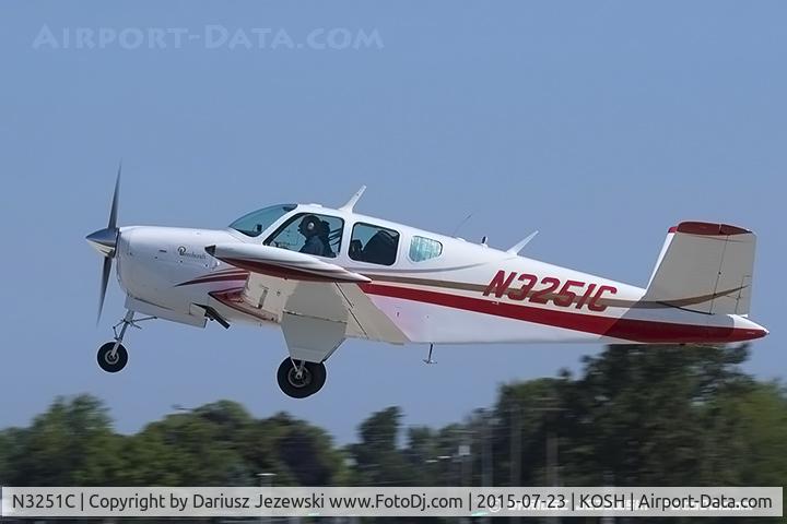 N3251C, 1954 Beech E35 C/N D-3916, Beech E35 Bonanza  C/N D-3916, N3251C