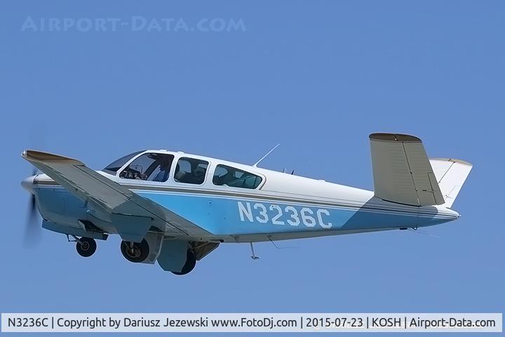 N3236C, 1954 Beech E35 C/N D-3901, Beech E35 Bonanza  C/N D-3901, N3236C