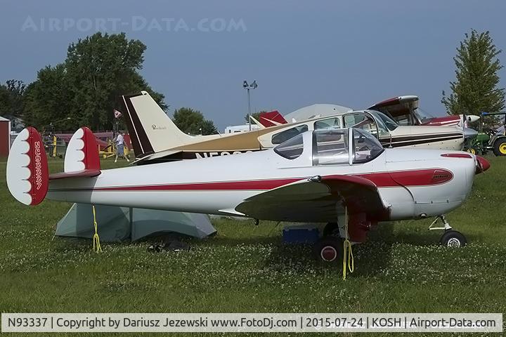 N93337, 1946 Erco 415CD Ercoupe C/N 660, Ercoupe 415-CD  C/N 660, NC93337