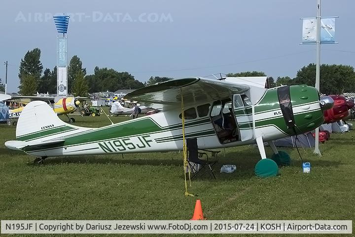 N195JF, 1950 Cessna 195A C/N 7576, Cessna 195A Bussinesliner  C/N 7576, N195JF