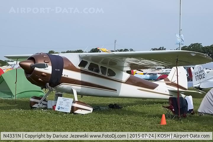 N4331N, 1947 Cessna 195 C/N 7078, Cessna 195 Businessliner  C/N 7078, N4331N