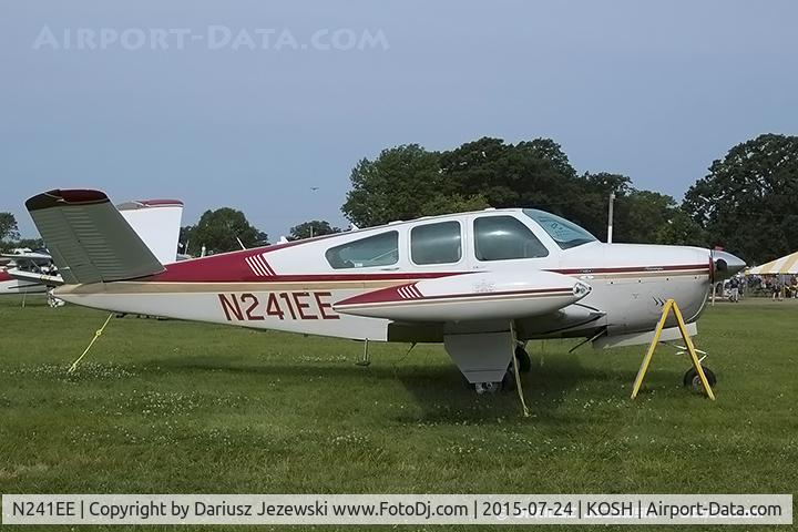 N241EE, 1951 Beech C35 Bonanza C/N D-3072, Beech C35 Bonanza  C/N D-3072, N241EE
