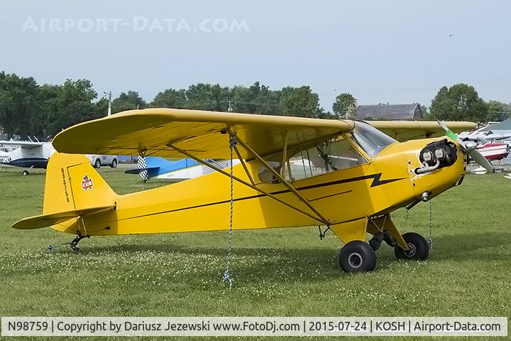 N98759, 1946 Piper J3C-65 Cub C/N 18987, Piper J3C-65 Cub  C/N 18987, N98759