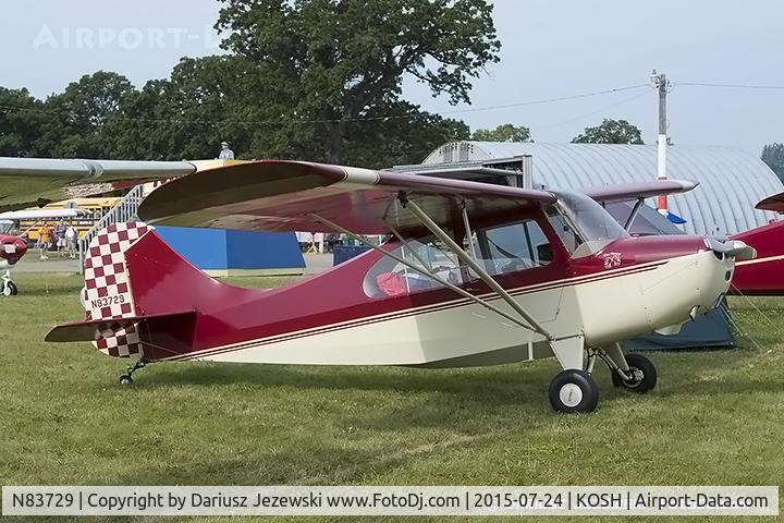 N83729, 1946 Aeronca 7AC Champion C/N 7AC-2407, Aeronca 7AC Champion C/N 7AC-2407, N83729