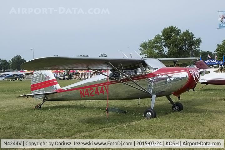 N4244V, 1948 Cessna 170 C/N 18600, Cessna 170  C/N 18600, N4244V