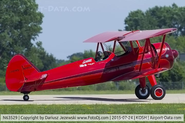 N63529, 1940 Boeing A75N1(PT17) C/N 75-338, Boeing A75N1(PT17) Stearman  C/N 75-338, N63529