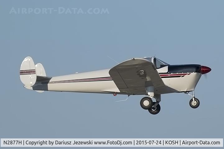 N2877H, 1946 Erco 415C Ercoupe C/N 3502, Ercoupe 415-C  C/N 3502, N2877H