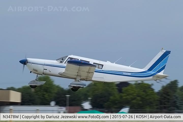 N3478W, 1966 Piper PA-32-260 Cherokee Six Cherokee Six C/N 32-354, Piper PA-32-260 Cherokee Six C/N 32-354, N3478W