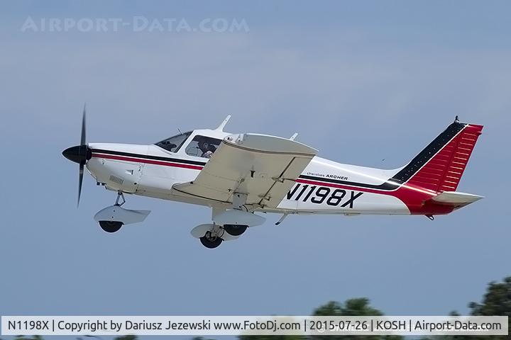 N1198X, 1975 Piper PA-28-180 Cherokee C/N 28-7505223, Piper PA-28-180 Cherokee  C/N 28-7505223, N1198X